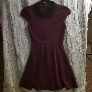 AQUA Peter Pan Collar Dress